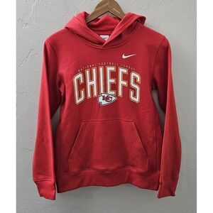 Kansas City Chiefs Hoodie Red NFL Football Pullover Nike KIDS Medium*Please Read